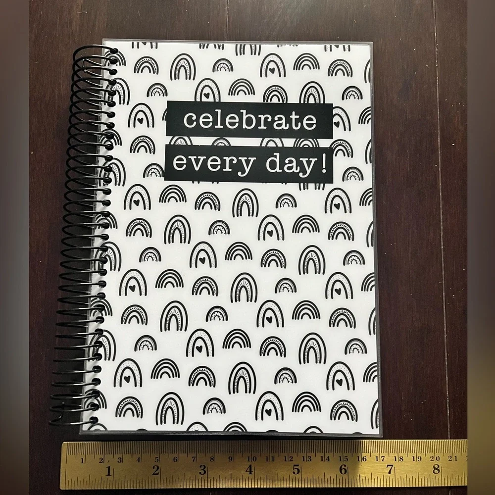 Lights Planner Action Coil A5 Blackout Planner Daily New Weekly Notebook TN